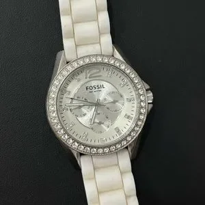 Fossil | Accessories | Womens Fossil White Diamond Watch  display picture 2